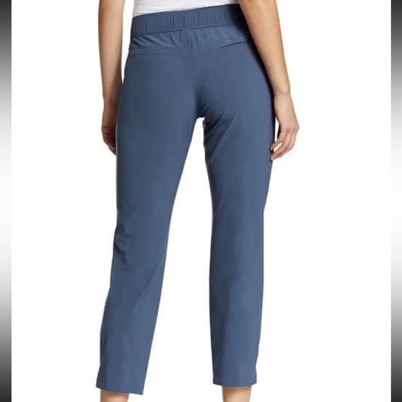 Bundle of 2 Eddie Bauer Ankle Athletic Pants Green Navy Blue Size Large - Picture 2 of 16